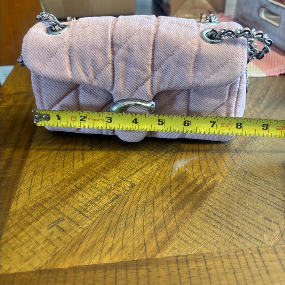 Coach Blush Quilted Shoulder Bag - Picture 10 of 11